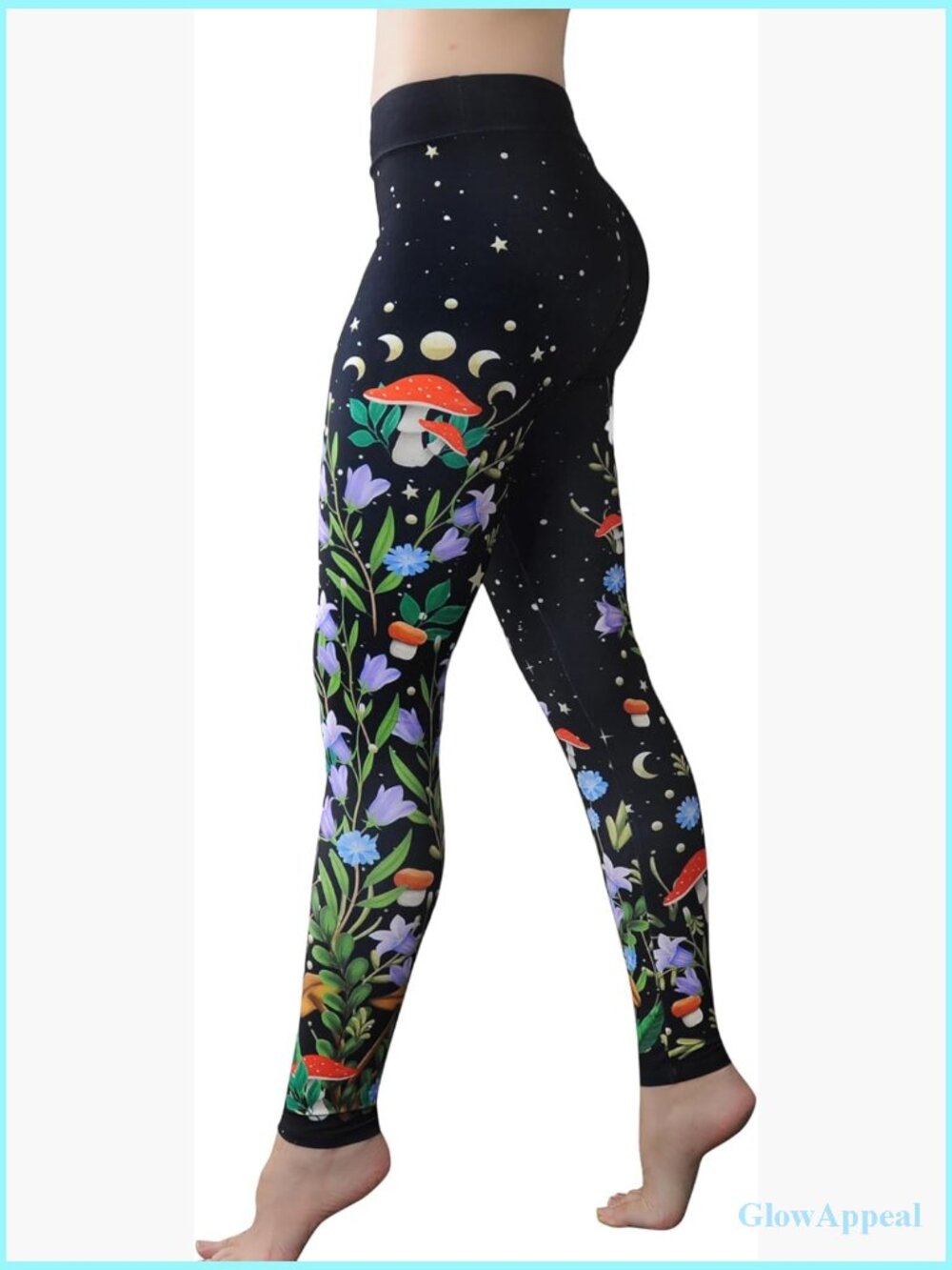 High Waist Soft Stretchy Lightweight Leggings with Unique Artistic Designs